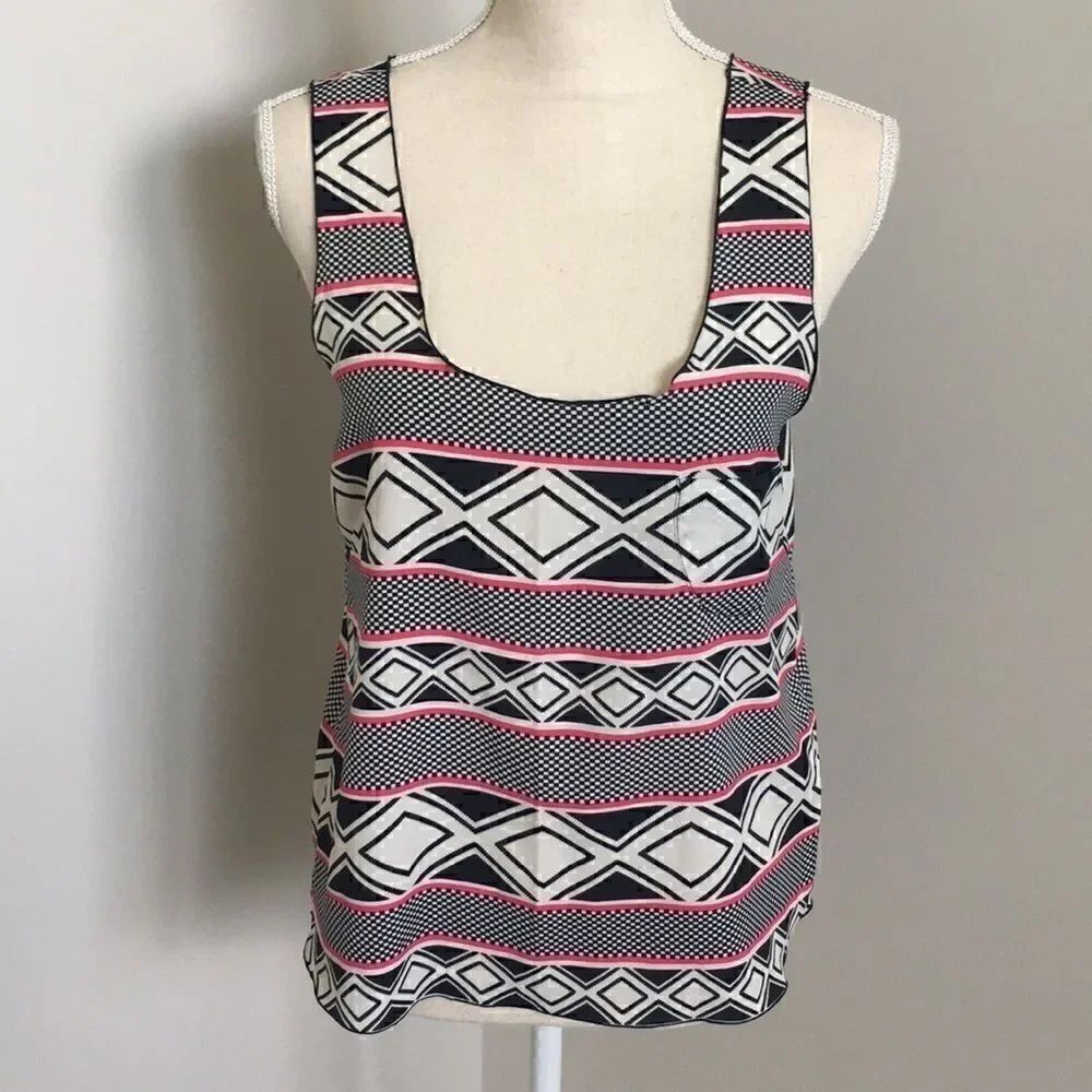 Bebe Aztec print tank top